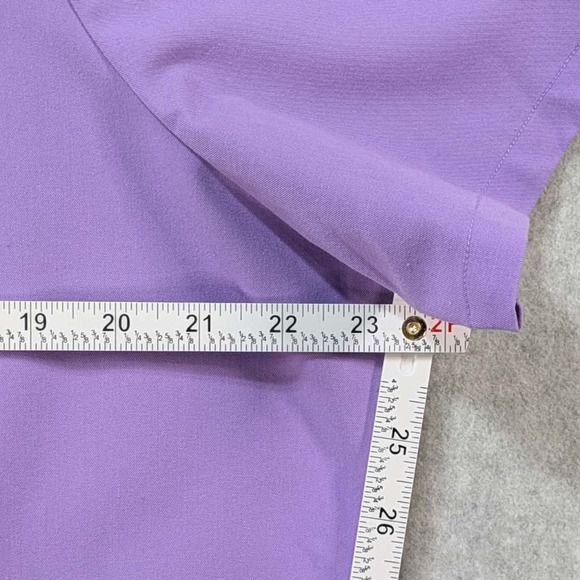 Mandala Scrub Tops Lot 3 Equa-Tek One Pocket Purple Lavender Gray Womens 2XL - Picture 16 of 16